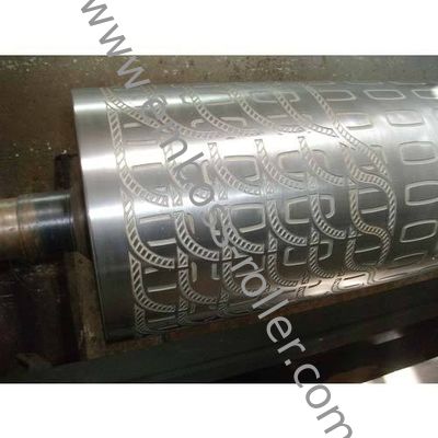 Χαλί αυτοκινήτων PVC/κύλινδρος αποτύπωσης σε ανάγλυφο δέρματος μαξιλαριών με το χωρίς συγκόλληση σωλήνα 45#